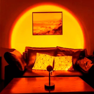 Projecteur de coucher de soleil décoratif à LED avec télécommande