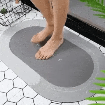 Tapis de bain absorbant
