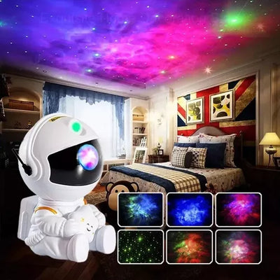 Lampe projecteur de galaxie astronaute 
