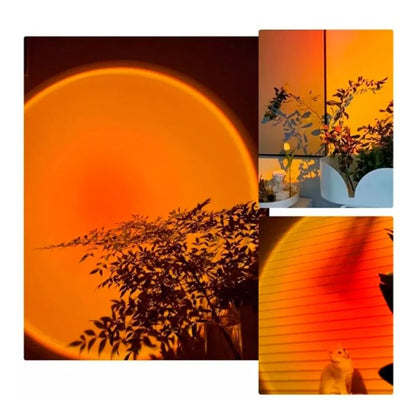 Projecteur de coucher de soleil décoratif à LED avec télécommande