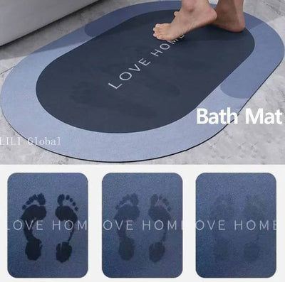 Tapis de bain absorbant