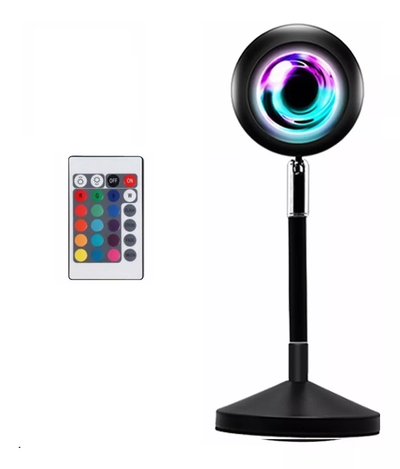 Projecteur de coucher de soleil décoratif à LED avec télécommande