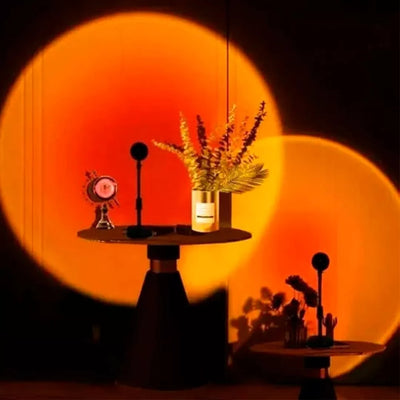 Projecteur de coucher de soleil décoratif à LED avec télécommande